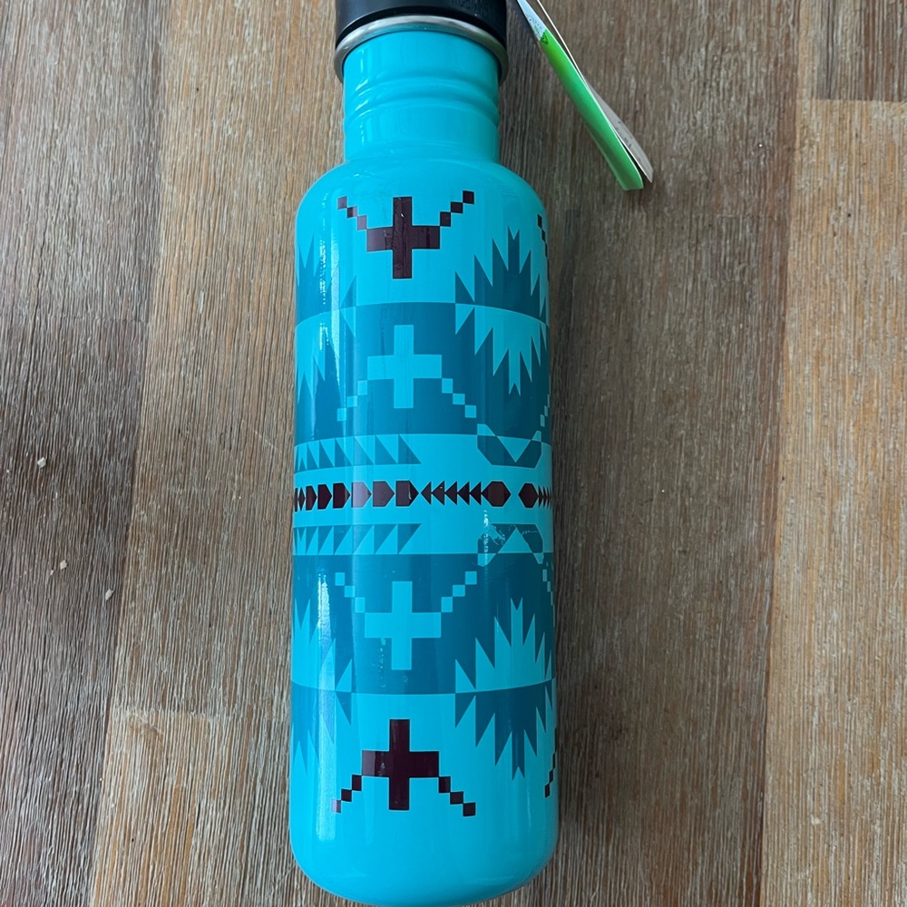 Klean Kanteen Dining | Pendleton Klean Kanteen Stainless Steel Water Bottle Blue - Picture 2 of 3